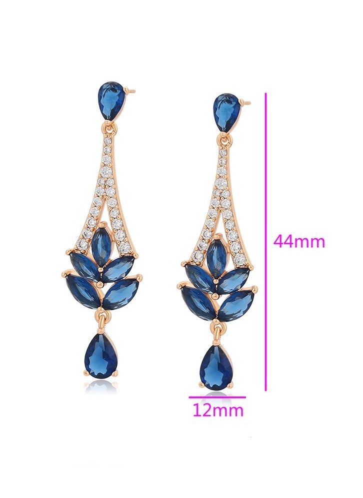 Elegant Gold Plated Earrings - Studded with Zirconia Stones (White - Navy Blue) - pzsku/Z37394C27F97DE85298A4Z/45/_/1727027395/c91c8f85-bdf4-4ca2-8e60-a7c808636f1b