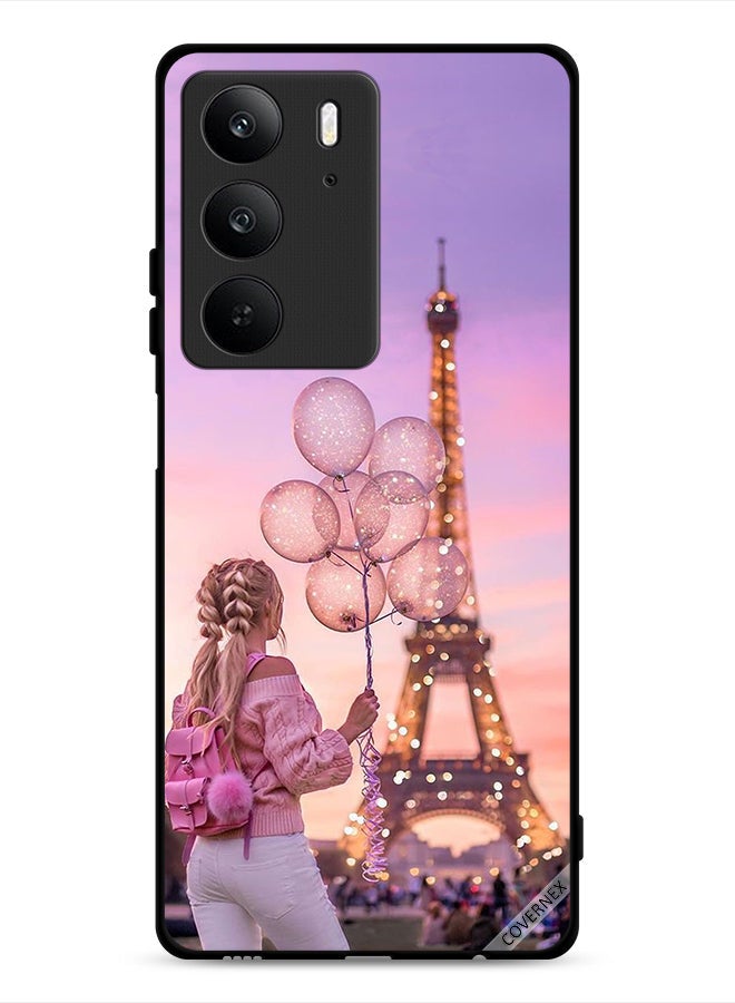 Covernex Realme C75 4G Protective Case Cover Girl Holding Balloons - Image 1