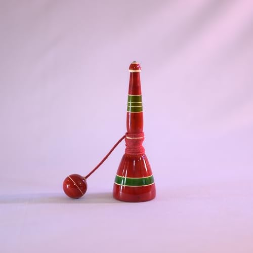 BAALVE™ Premium Cup and Ball Game | Channapatna Wooden Traditional Toy | Skills Development Game | Fun & Learning | Balancing Games | Portable & Durable | Kids & Adults Ages 5+. - Image 5