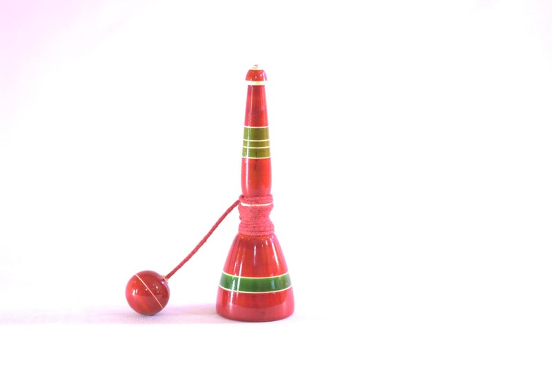 BAALVE™ Premium Cup and Ball Game | Channapatna Wooden Traditional Toy | Skills Development Game | Fun & Learning | Balancing Games | Portable & Durable | Kids & Adults Ages 5+. - Image 4