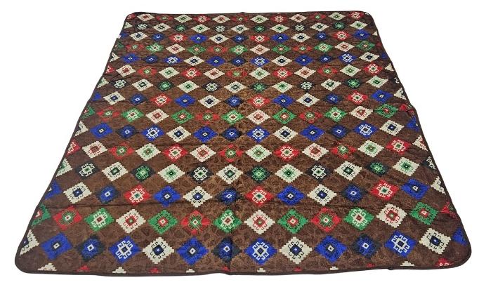 SMART HOME Ground seating mat for trips, camping, hiking, and wilderness, heritage rug, size 200 x 150 cm - Image 1