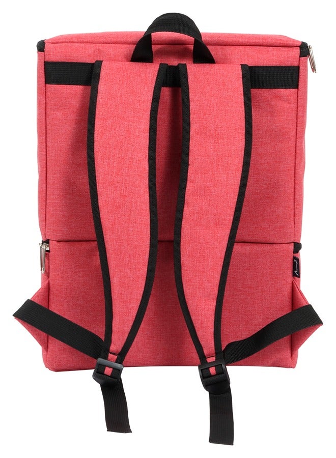 Anemoss Insulated Backpack with 2 Compartments 17L, Soft Cooler Lunch Box Bag, Waterproof Double Deck Insulated Lunch Bag, Carrying Hot and Cold Food Drinks, Ideal for Office, School, Picnic, Camping, Made in Turkey  - Image 4
