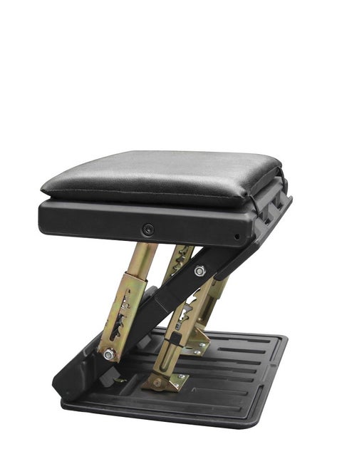 Portable Ergonomic Removable Soft Adjustable Footrest with Removable Soft Foot Rest Pad and Massaging Beads