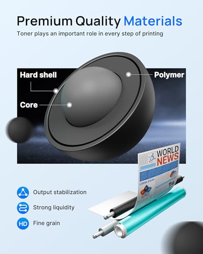 GPC Image Compatible Toner Cartridge Replacement for HP 410A CF410A CF411A CF412A CF413A to use with Color LaserJet Pro MFP M477fdw M477fdn M477fnw Pro M452dn M452nw M452dw Printer Toner (4 Pack) - Image 5