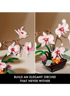 Y&D Orchid Flowers Building Kit 581 Pieces Creative Gift Botanical Collection Blocks  - Image 5