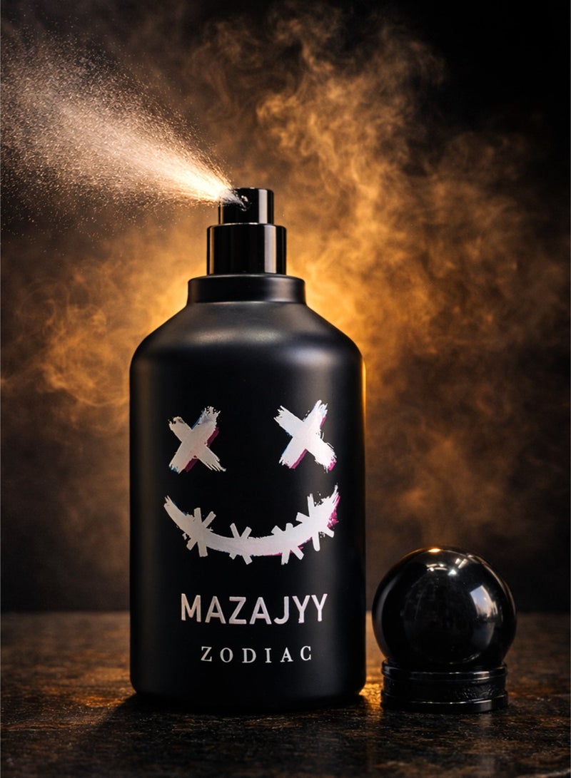Zodiac Mazajyy Premium Eau De Perfume 90ml | Fruity Leather Perfume for Men with Citrus, Woody & Musky Accords | Best Smoky Men's Perfume - Image 2