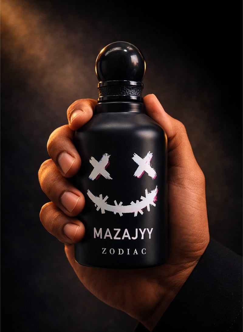 Zodiac Mazajyy Premium Eau De Perfume 90ml | Fruity Leather Perfume for Men with Citrus, Woody & Musky Accords | Best Smoky Men's Perfume - Image 3