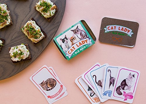 Chronicle Books Cat Lady Old Maid (Cat Gifts for Cat Lovers, Cat Themed Card Game) - Image 2