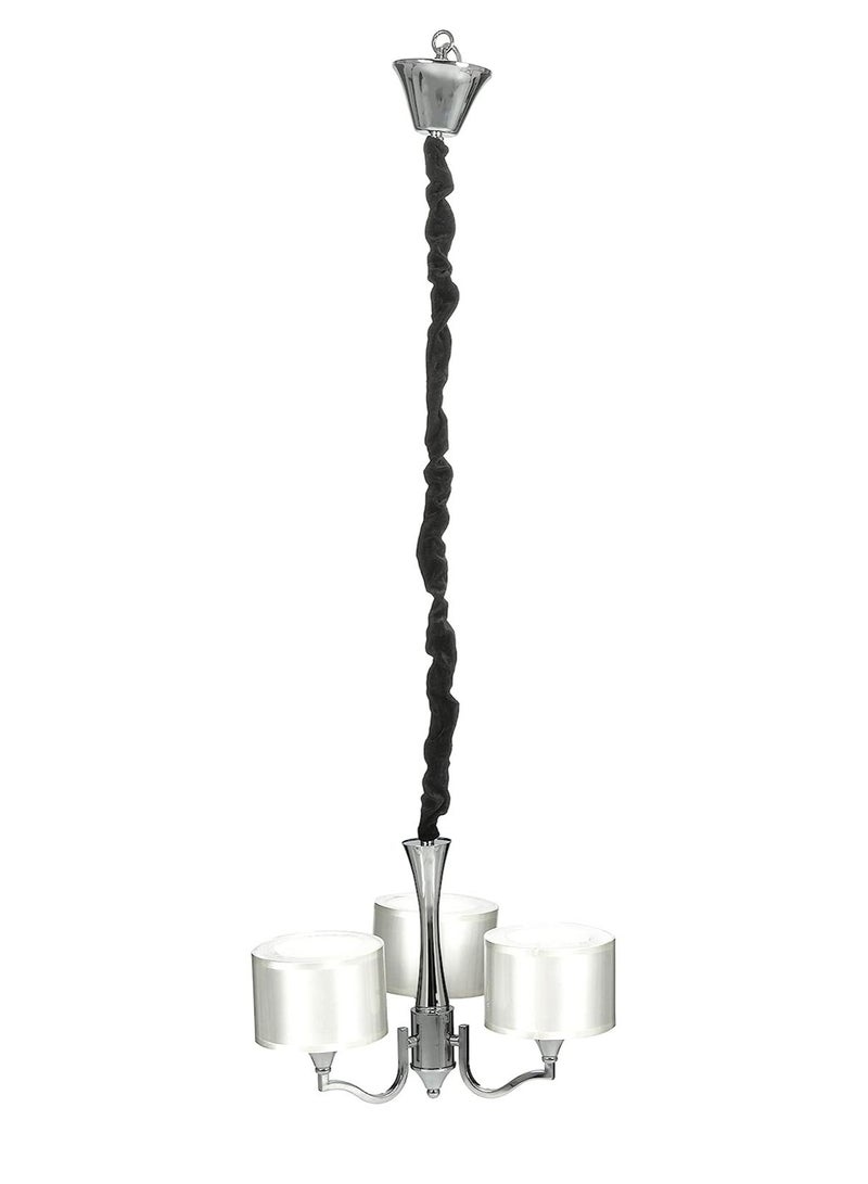 نجفة سقف  3 مصابيح  40 واط ، لون كروم موديل - Image 1