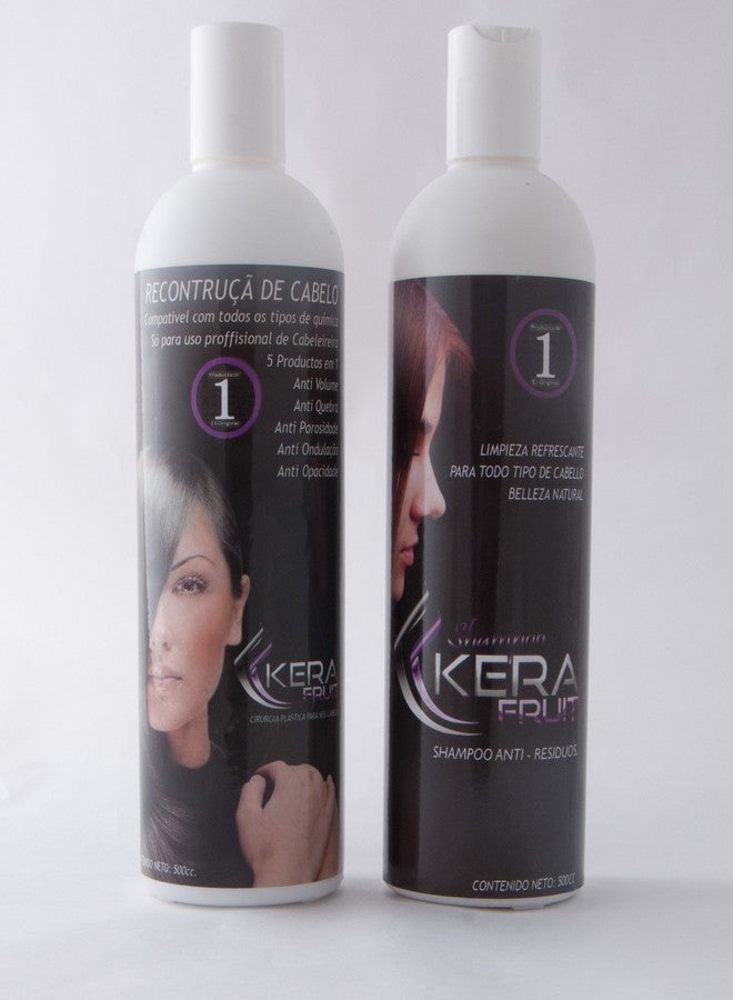 KERA FRUIT Keratina kera Fruit 16oz/500 ml. kit with Shampoo. Tratamiento De Keratina Alisado profundo - Image 1