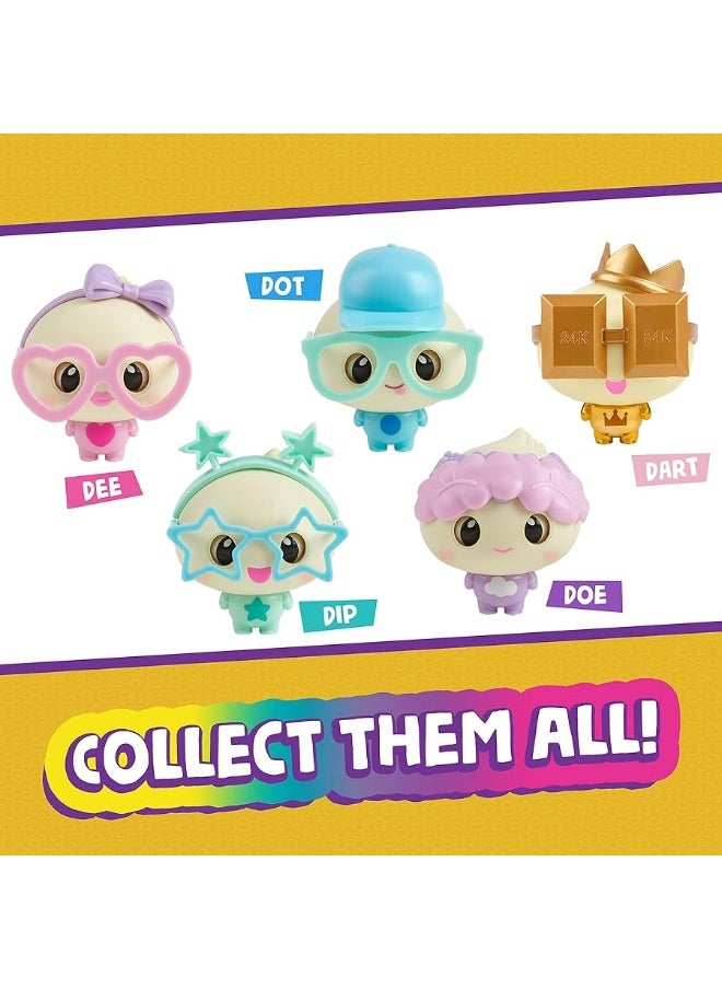 WowWee - My Squishy Little Golden Dumpling â€“ Interactive Doll Collectible with Accessories â€“ Dart (Gold) - Image 1