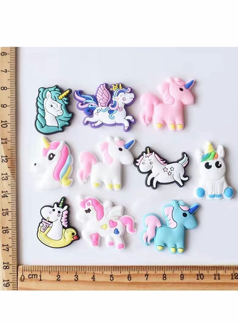 KASTWAVE زينة أحذية تعليقات، 60 قطعة عشوائية من تعليقات الأحذية المختلفة لتزيين أحذية الكلوج، موضة لعمل الزينة بنفسك، تعليقات أحذية قوس قزح، تعليقات أساور، هدايا للأحزاب - Image 4