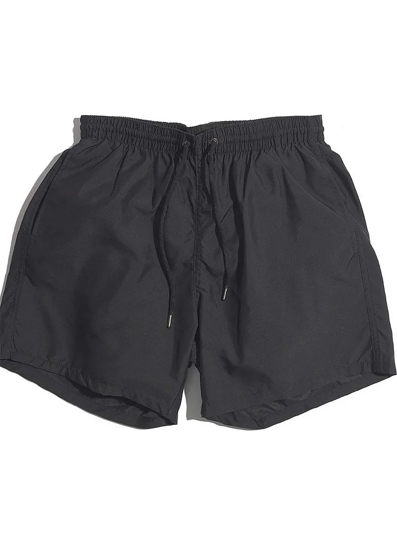 Angelsin Men's Basic Standard Size Swimsuit with Pockets Swim Shorts