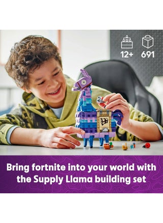 Fortnite Supply Llama Video Game Character Toy 77071 (Age 12+, 691 Pieces) - view 3