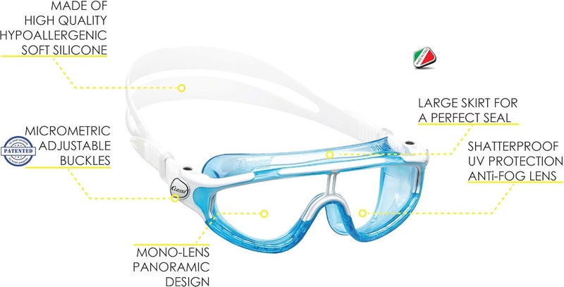 Cressi Unisex-Youth Baloo Kids Goggle Swim Goggles (pack of 1) - Image 4