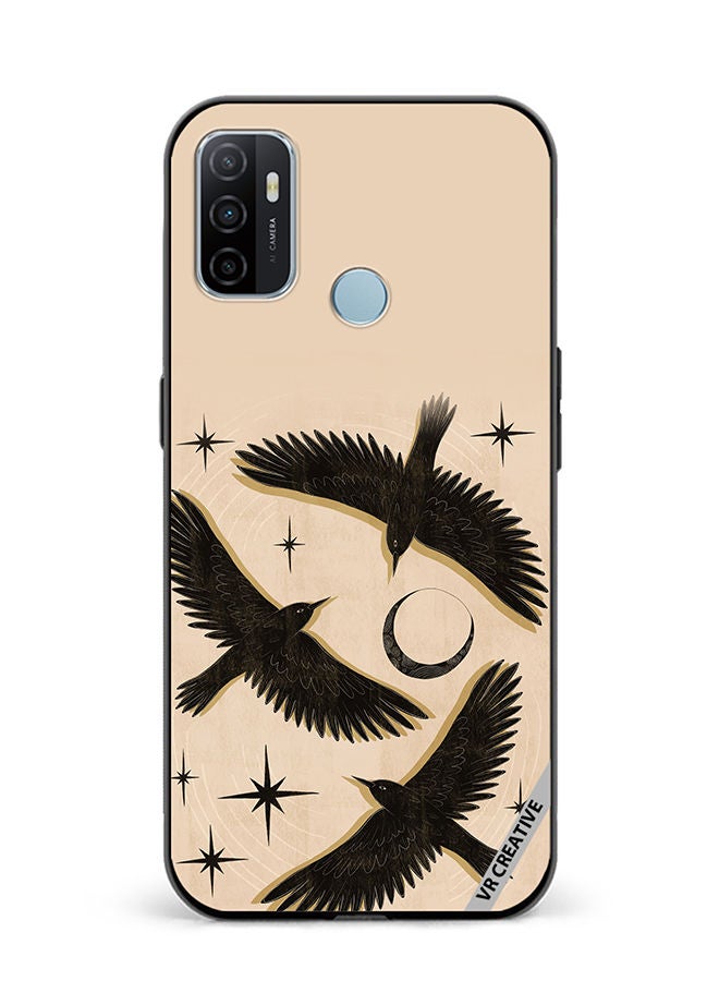 VR CREATIVE Protective Case Cover For Oppo A53 Birds Design Multicolour - Image 1