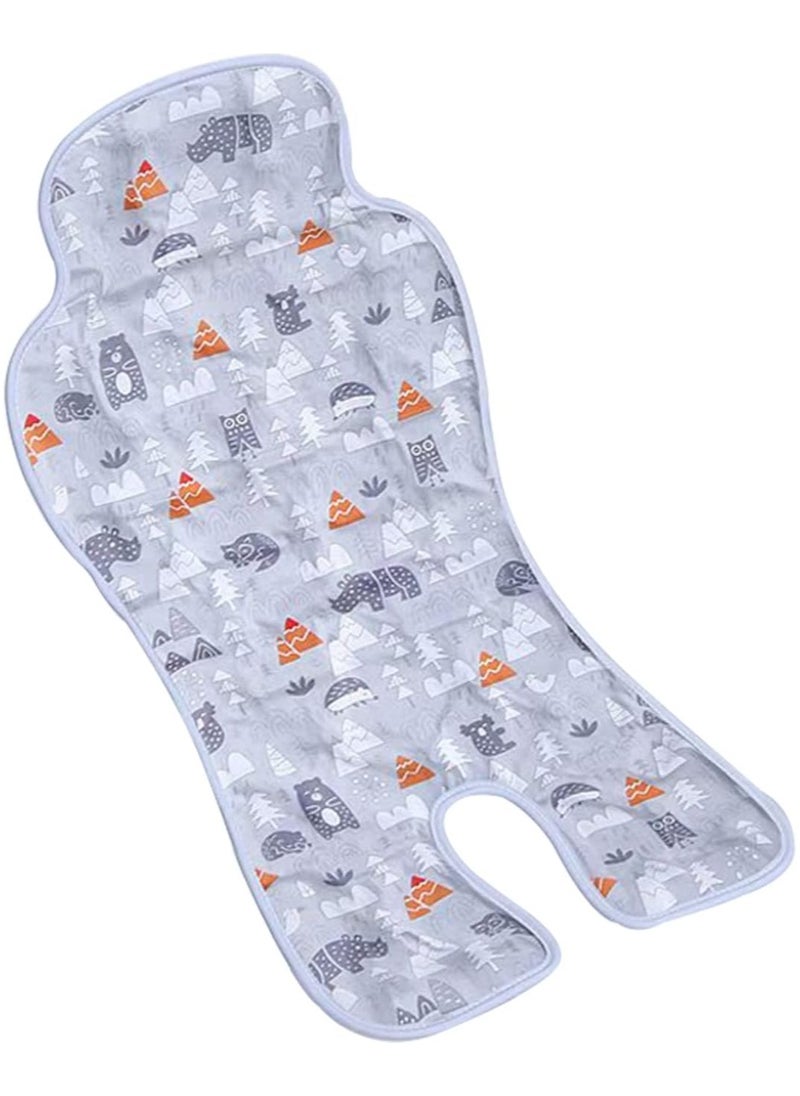 Joyelink Baby Car Seat Cooler Pad Summer Chair Ice Cushion Baby Car Seat Cooler Pad Carseat and Stroller Cooling Pad for Stroller High Chair 26.8in * 13in  - Image 1