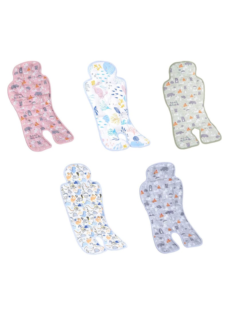 Joyelink Baby Car Seat Cooler Pad Summer Chair Ice Cushion Baby Car Seat Cooler Pad Carseat and Stroller Cooling Pad for Stroller High Chair 26.8in * 13in  - Image 4