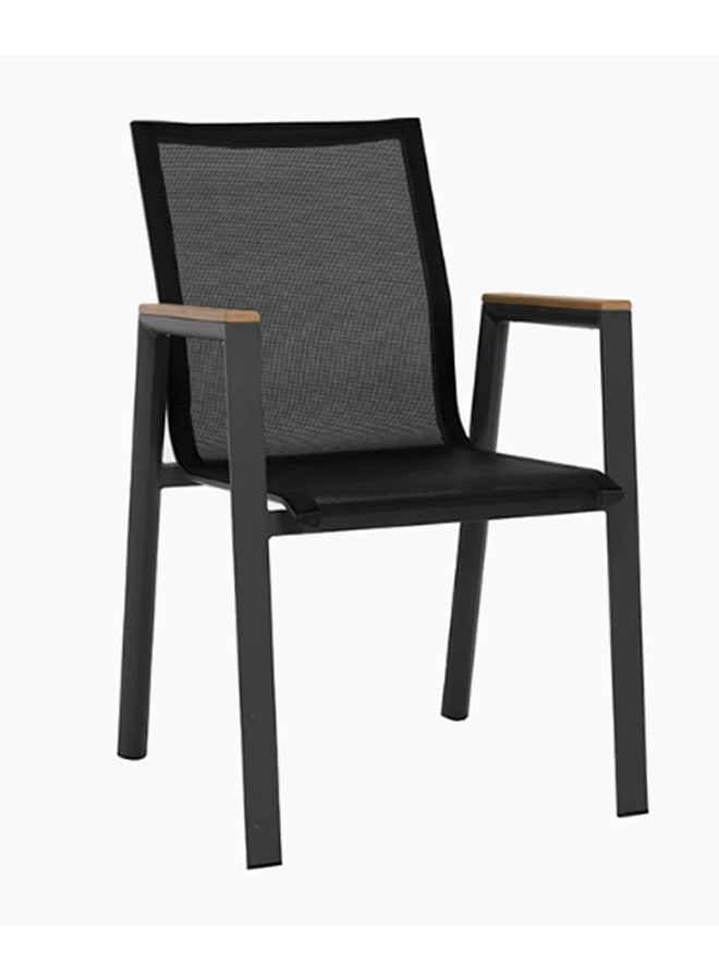 Broyhome Garden Furniture dining chair| Furniture Patio chair| restaurant chair Grey color - Image 1
