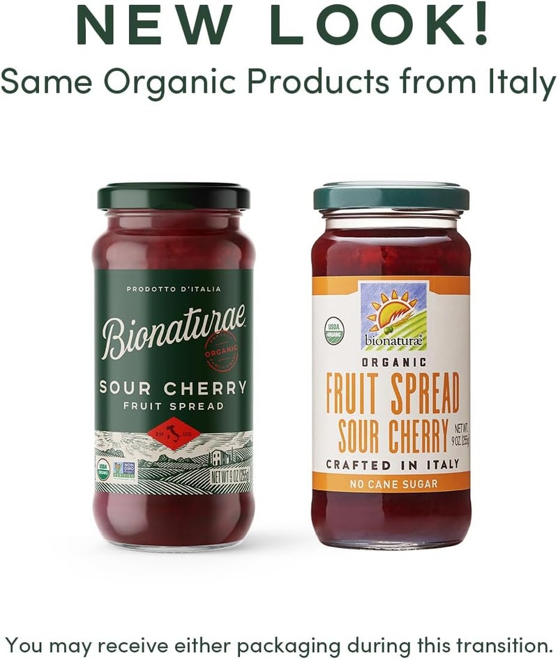 Bionaturae Organic Sour Cherry Fruit Spread - Image 3