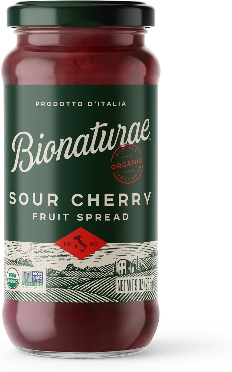 Bionaturae Organic Sour Cherry Fruit Spread - Image 1