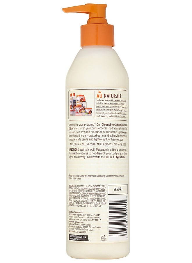SoftSheen-Carson - Dark And Lovely Au Natural Antishrinkage Cleansing Conditioner A La Creme 13.5 Fluid Ounce - Image 1