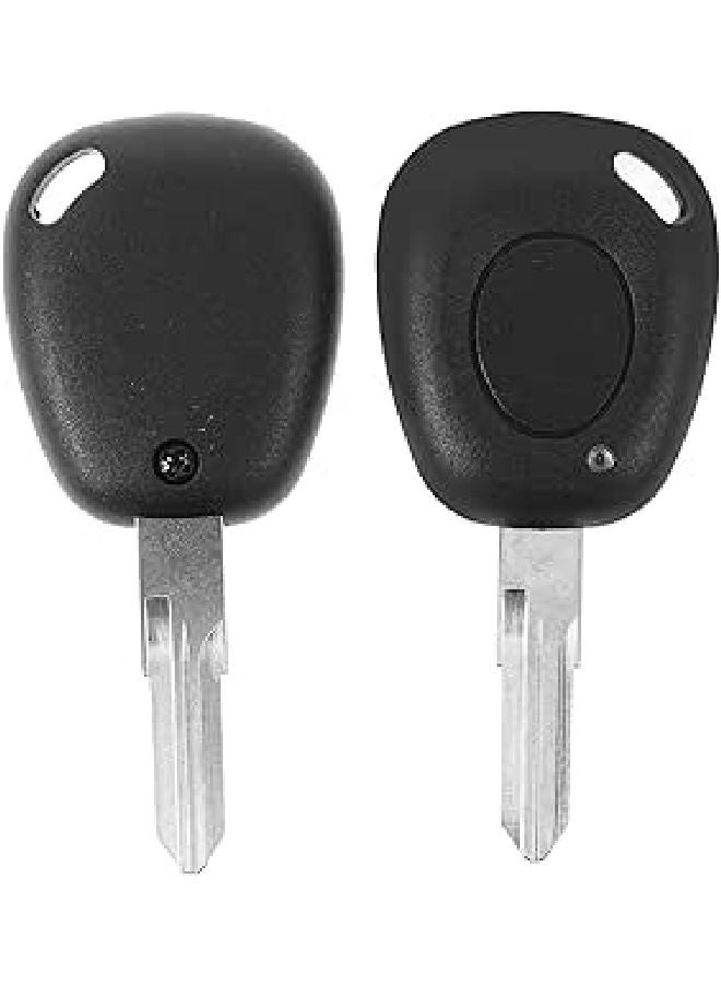 2Pcs Replacement Key Fob Case for Car Keys in Copper Plastic Material with Snug Fit - Image 1
