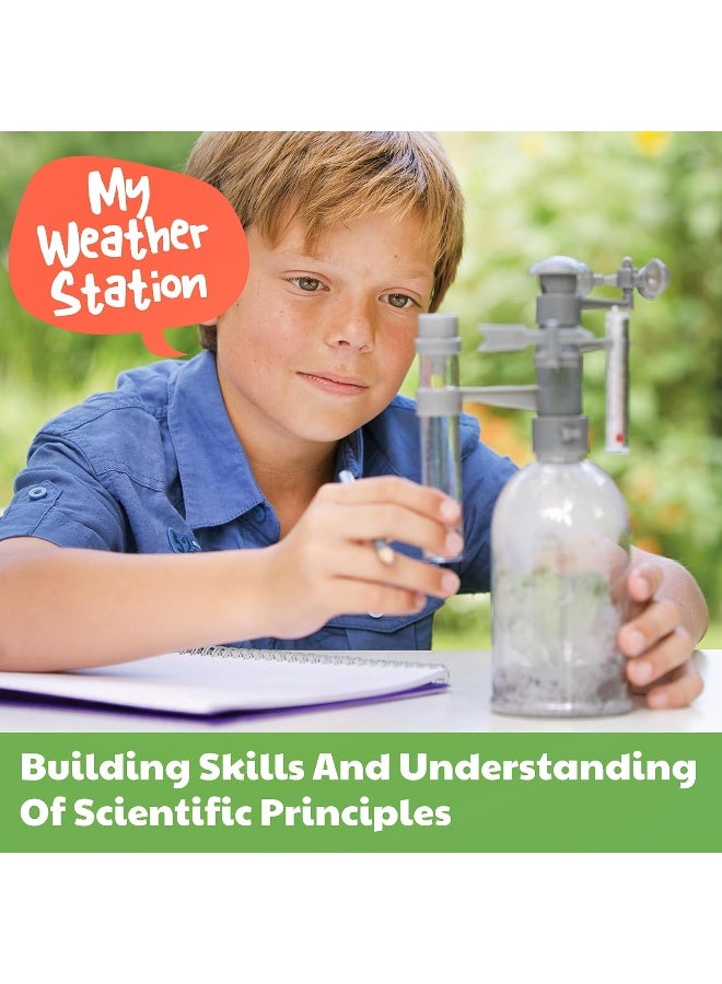 4M Green Science Weather Station Kit – Build & Use Thermometer, Rain Gauge, Wind Vane & Mini Terrarium to Explore Weather, Climate and Greenhouse Effects – STEM Learning Tool Ages 5+ | 00-03279 - Image 5