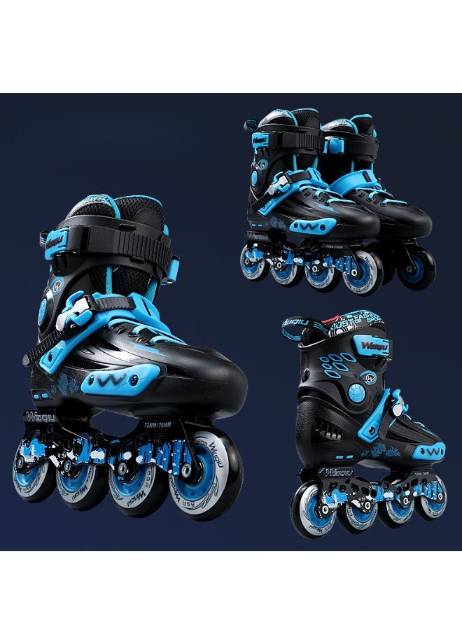 WEIQIU Inline Skates for Women Men, Outdoor Street Blades Roller Adult Male Female, Professional Fitness Roller Skates Blades for Unisex - Image 1