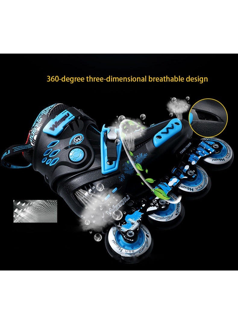 WEIQIU Inline Skates for Women Men, Outdoor Street Blades Roller Adult Male Female, Professional Fitness Roller Skates Blades for Unisex - Image 4