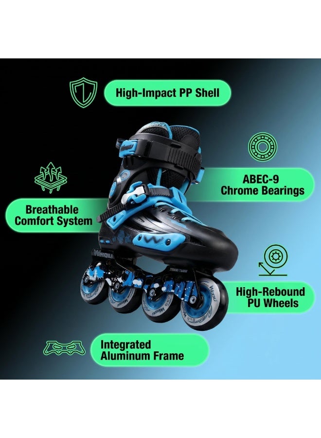 WEIQIU Inline Skates for Women Men, Outdoor Street Blades Roller Adult Male Female, Professional Fitness Roller Skates Blades for Unisex - Image 5
