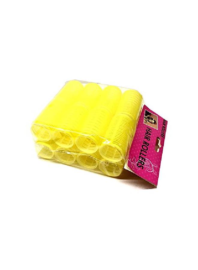 THE UM24 Set Of 16 Medium Size Self Grip Hair Rollers Pro Salon Hairdressing Curlers - Image 4