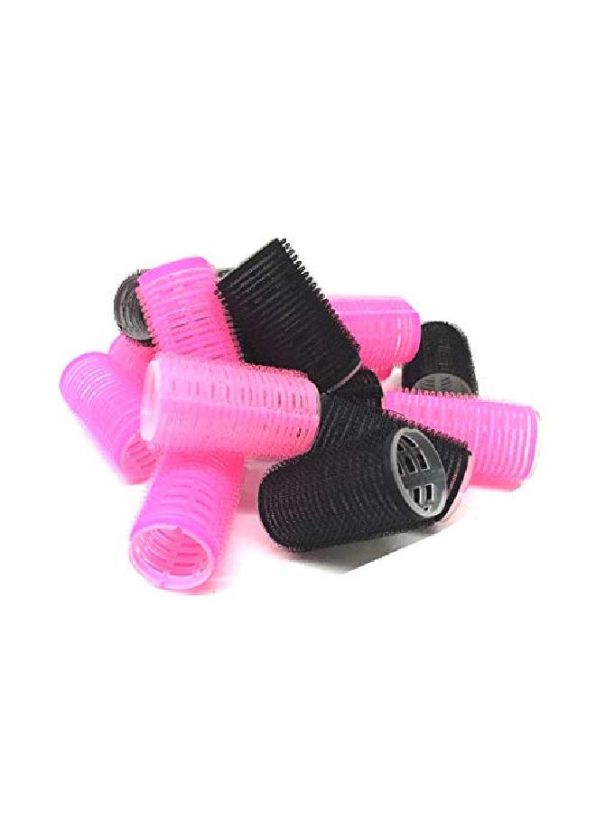 THE UM24 Set Of 16 Medium Size Self Grip Hair Rollers Pro Salon Hairdressing Curlers - Image 3
