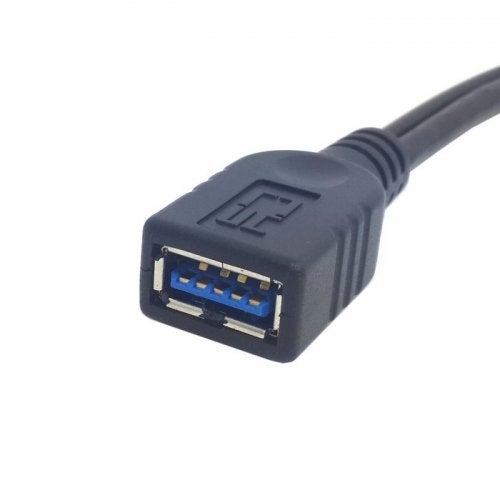 JSER chenyang USB 3.0 Female to Dual USB Male Extra Power Data Y Extension Cable for 2.5" Mobile Hard Disk - Image 4