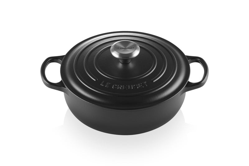 Le Creuset Le Creuset Enameled Cast Iron Signature Sauteuse Oven 35 qt Licorice 