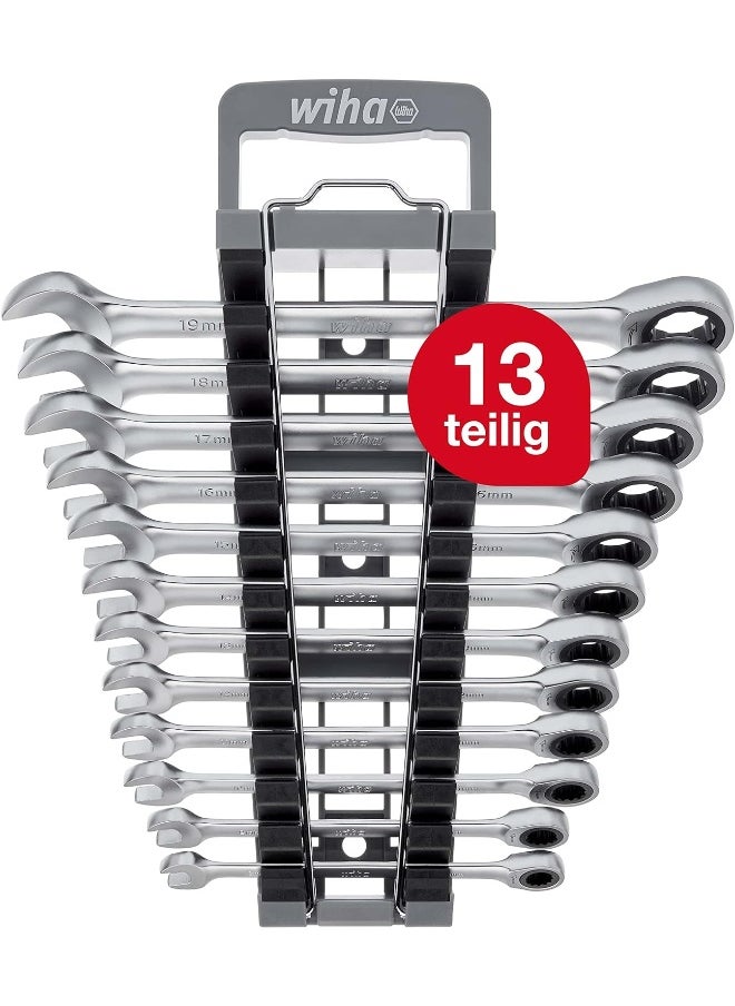 Wiha - Wiha 303-91 Ratcheting Combination Wrench Set 13 Pcs, Red - Image 1