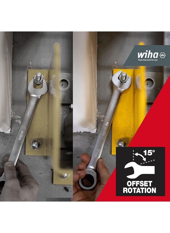 Wiha - Wiha 303-91 Ratcheting Combination Wrench Set 13 Pcs, Red - Image 1