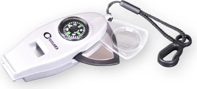 Coghlan's Six Functions (LED Light, Compass, Magnifier, Thermometer, Cord Clip and Signal Mirror)