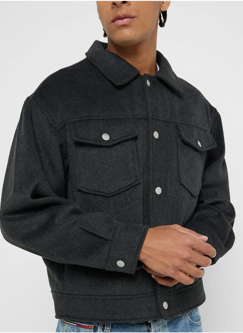 JACK & JONES Button Down Shacket