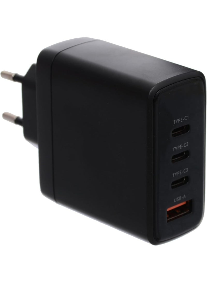 جي باور شاحن جي-باور GP-C18 بقوة 100 واط، 4 منافذ (USB-A و3 منافذ USB-C)، يدعم تقنية الشحن السريع كوالكوم 3.0، متوافق مع أجهزة ماك بوك برو، آيباد، جالاكسي، بيكسل، آيفون، وغيرها - أسود - Image 4