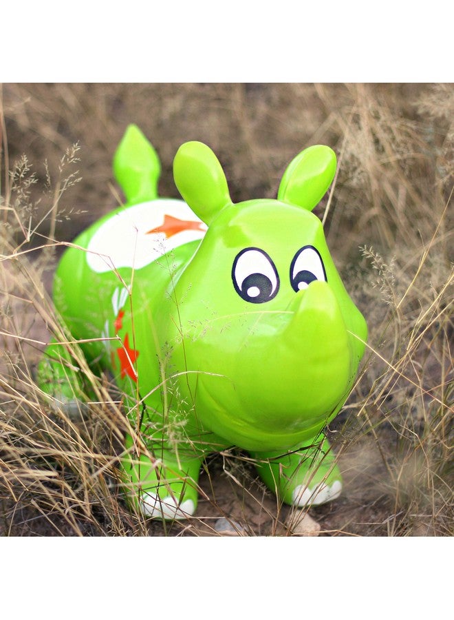 WALIKI Bouncy Horse Kent The Rhino Inflatable Horse Hopper (for Toddlers 2-5, Jumping Horse, Ride-on Bouncy Animal) - Image 5