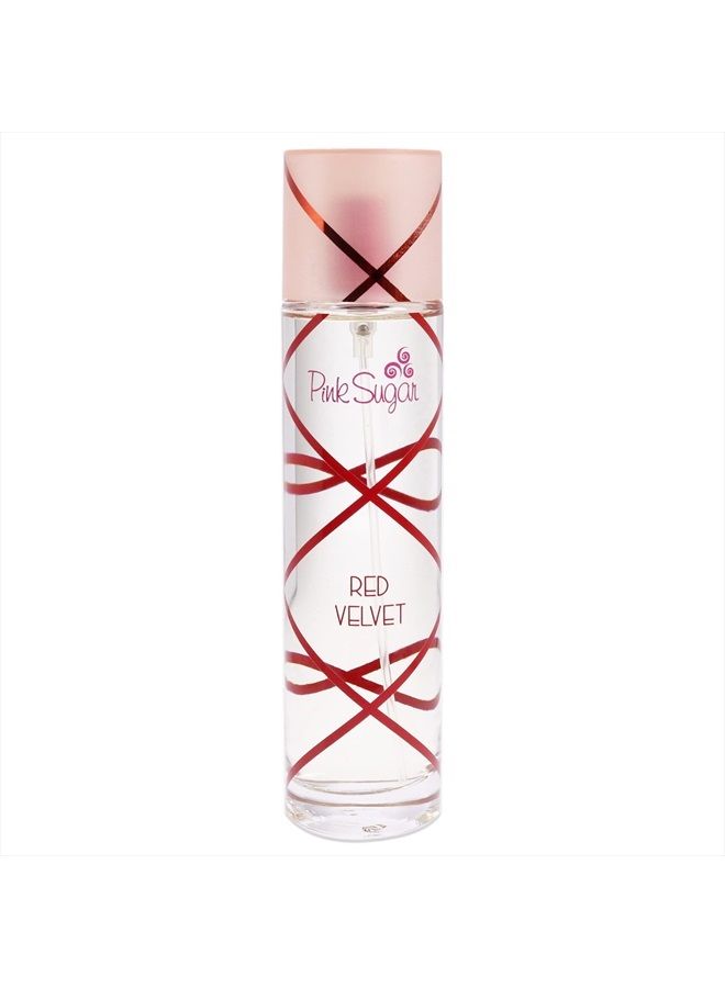 Pink Sugar Aquolina Red Velvet EDT Spray (Special Edition) Women 3.4 oz - Image 2