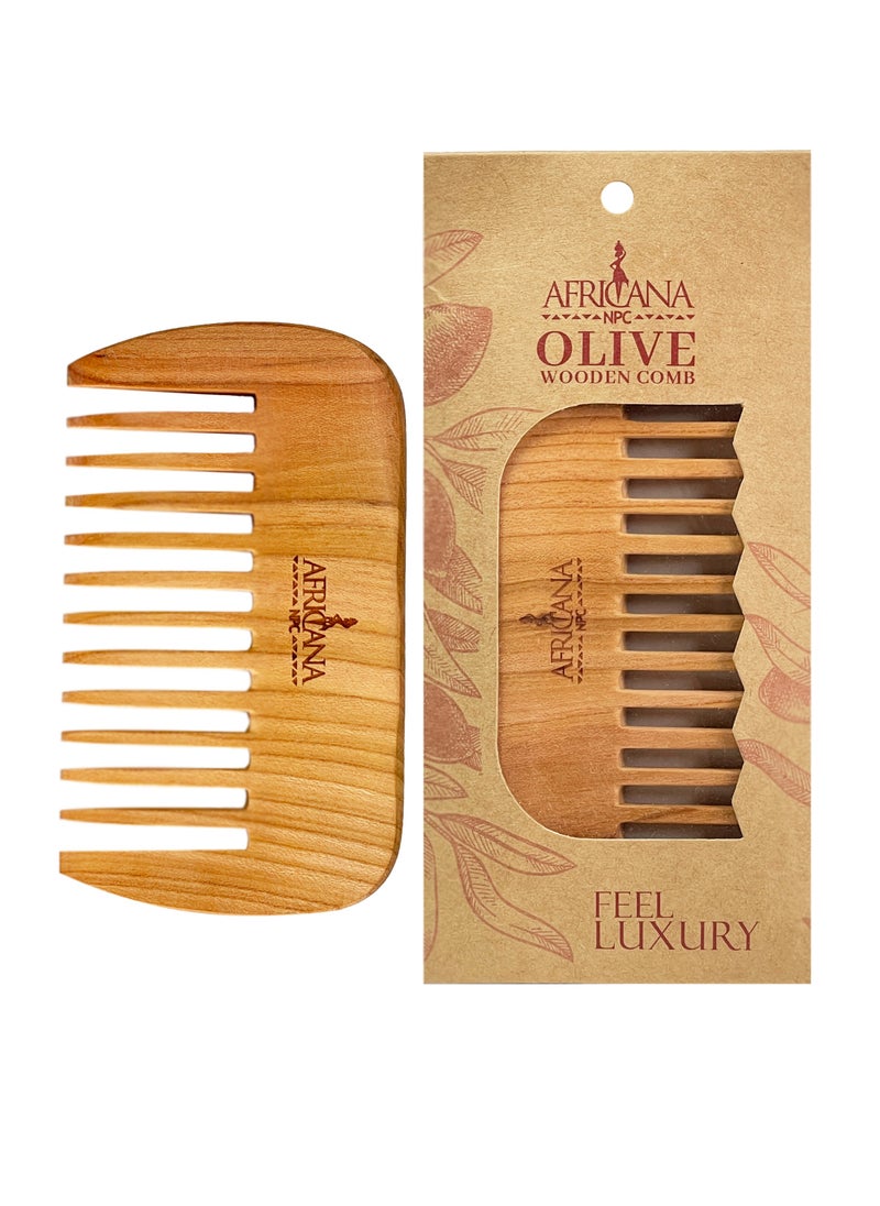 Africana NPC - Africana Olive Wooden Comb - Image 1