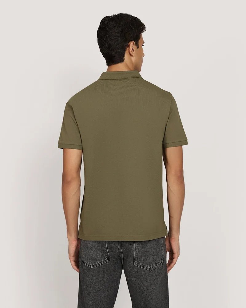 GANT Regular Tonal Shield Short Sleeve Polo