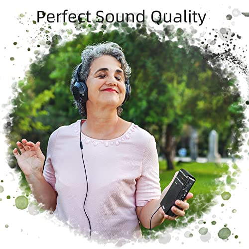 PRUNUS J-166 Portable Radio AM FM, Battery Operated Radio with Tuning Light, Back Clip, Excellent Reception, AM FM Radios Portable, Transistor Radios - Image 2