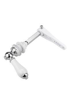 SYOSI SYOSI Toilet Cistern Lever Flush, Ceramic Toilet Flusher Handle, WC Cistern Flush Lever, WC Lavatory Flush, Water Tank Toilet Handle with Ceramic Handle, Toilet Cistern Lever Flusher  - Image 1