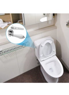 SYOSI SYOSI Toilet Cistern Lever Flush, Ceramic Toilet Flusher Handle, WC Cistern Flush Lever, WC Lavatory Flush, Water Tank Toilet Handle with Ceramic Handle, Toilet Cistern Lever Flusher  - Image 5