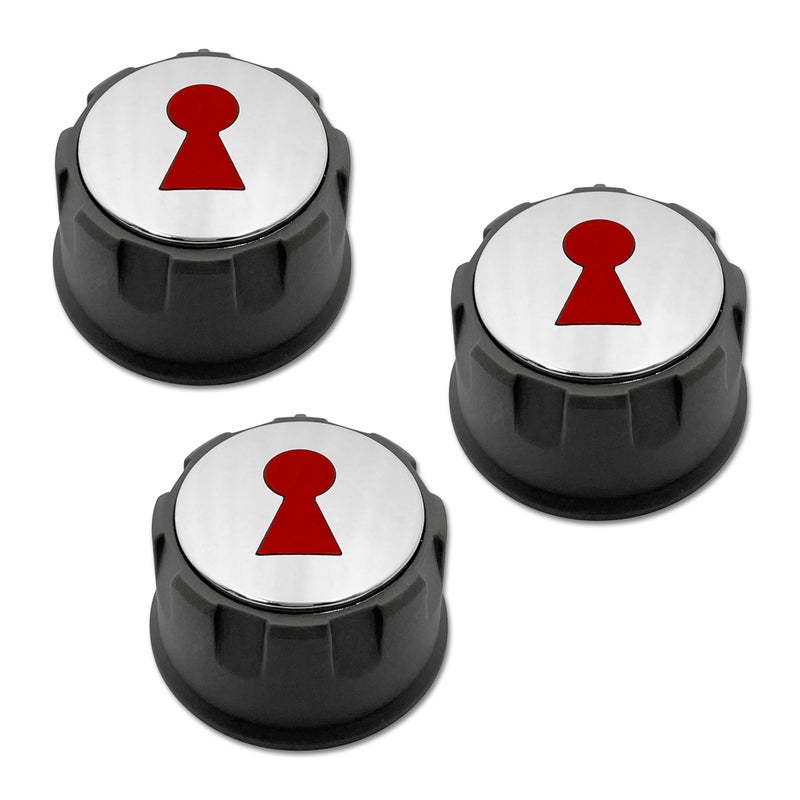 ShineUs Control Knobs 69893 Compatible with Weber Spirit 200 & 300 Series (with Up Front Controls) Years 2013 and Newer(Set of 3)