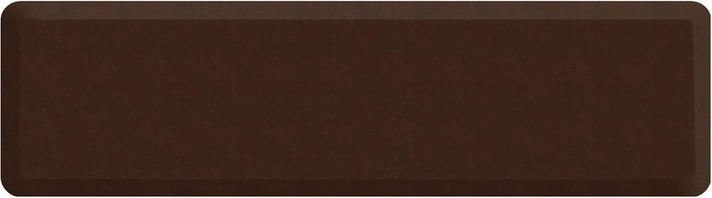 GelPro Anti Fatigue Nonslip Mat: Hard Floor Utility Mats for Garage, Patio and Kitchen - 20" x 72" x .5" - Leather Grain Truffle - Image 2