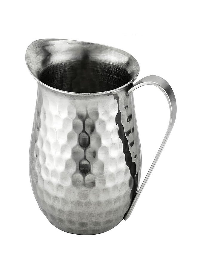 Dynore إبريق كريمة قهوة من الفولاذ المقاوم للصدأ بتصميم مطروق من داينور، سعة 150 مل، لتحضير قهوة الإسبريسو واللاتيه - طقم من قطعة واحدة - Image 1